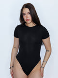 Body Manga Corta Negro